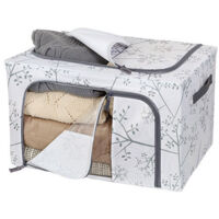 Caja de vinilo de doble apertura 50×38×30 cm con ventanilla transparente – DOMO LIVING