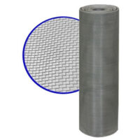 Mosquitera Liberty fibra de vidrio gris H 100 cm rollo 30 m malla 18×16