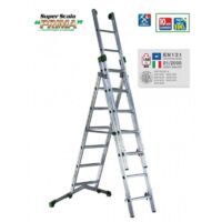 Escalera Facal Prima 3 tramos 6+7+7 peldaños 2,34-5,05