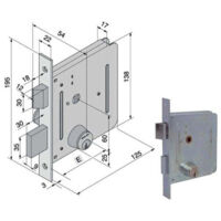 Cerradura Inf.Ferro 605.00.00 050.50.00.0 Welka