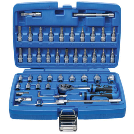 BGS Steckschlüssel-Satz Antrieb 6,3 mm (1/4&quot) 46tlg. - 2146 (1/5)