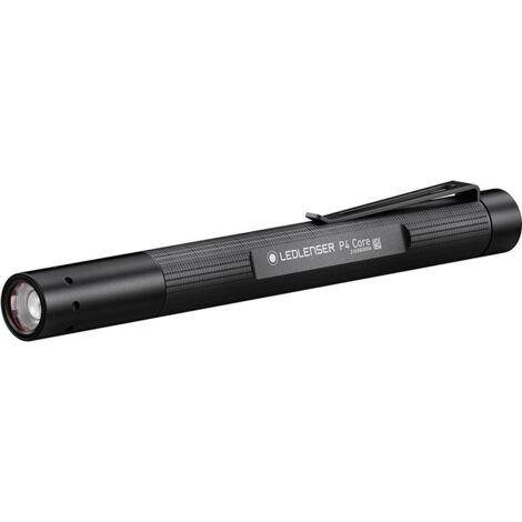 Ledlenser P4 Core LED Taschenlampe mit Gürtelclip batteriebetrieben 120 lm 20 h 58 g