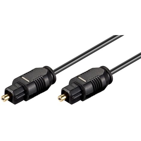 Toslink-Kabel 2,2 mm, Toslink-Stecker  Toslink-Stecker, ø  mm. Kabellänge 5 m