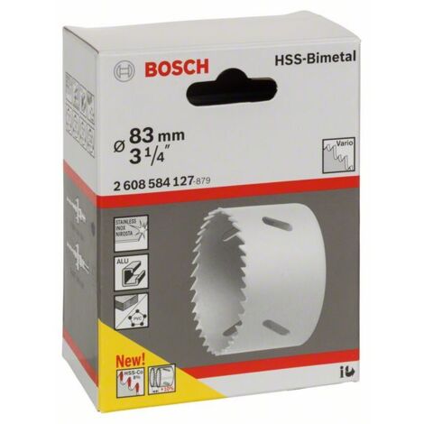 Bosch Lochsäge HSS-Bimetall für Standardadapter 83 mm, 3 1/4"