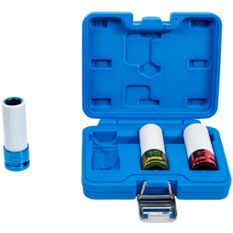 BGS Kraft-Schoneinsatz-Satz Antrieb Innenvierkant 12,5 mm (1/2") SW 17 / 19 / 21 mm 3tlg. - 7200 (1/5)