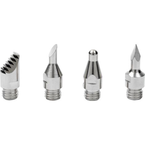 Dremel 204 Zubehörsetz für Brandmalerei - Zubehörsatz für Lötkolben mit 4 Spitzen zum Löten, Schmelzen, Heißschneiden, Schweißen, Schrumpfen und Brandmalerei