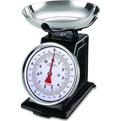 Mechanische küchenwaage 5kg/20g schwarz - Terraillon - 14477