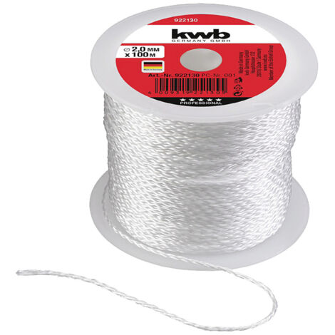 kwb 922130 Maurerschnur 2 mm Weiß 100 m (1/2)