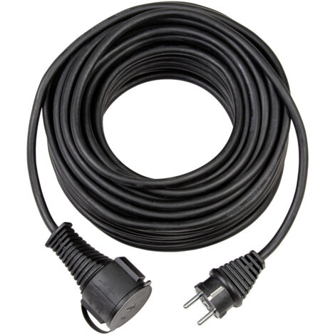 BRENNENSTUHL Verlängerungskabel H05RR-F 3x1,5qmm Schwarz 5m