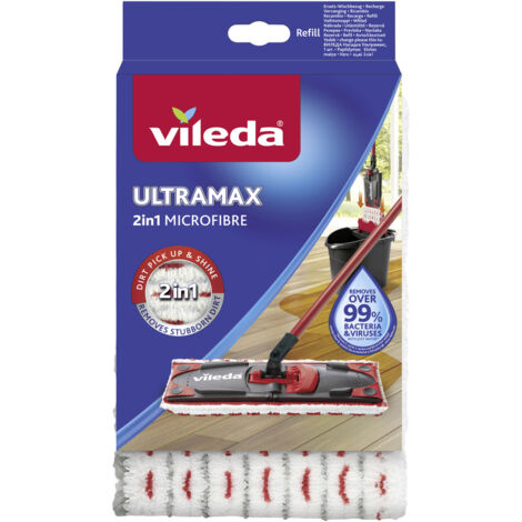 Vileda Ultramax Mikrofaser Nachfüllpack Weiß Bodenreinigung (1/10)