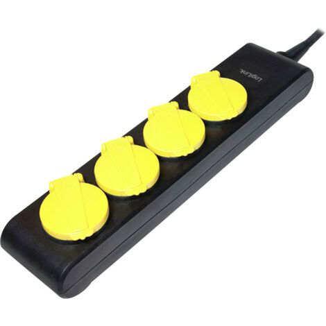 LogiLink LPS212 Steckdosenleiste ohne Schalter Schwarz (1/5)