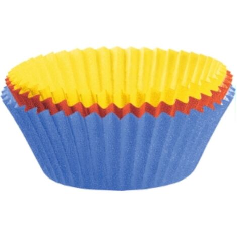 Muffin-Papierbackförmchen 70 mm, farbig, 150er-Pack (1/3)