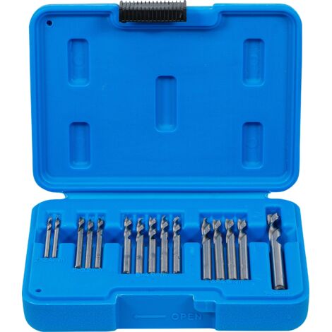 Bgs Technic – Blindnietbohrer-Satz HSS 15tlg. – 2,4 - 6,4 mm für präzise Bohrungen in Metall – SKU 2097 (1/4)