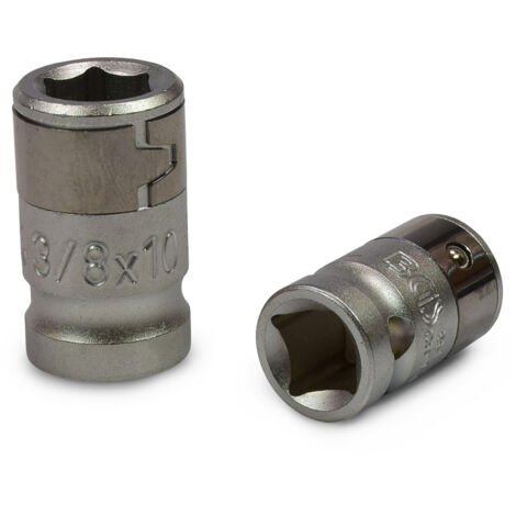 BGS Bit-Adapter mit Haltekugel Innenvierkant 10 mm (3/8&quot) Innensechskant 10 mm (3/8&quot) - 291