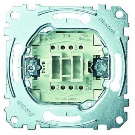 Merten Kreuzschalter-Einsatz MEG3117-0000 (1/5)