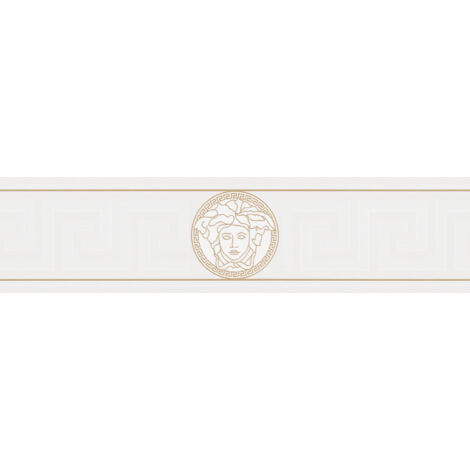 A.S. Creation Versace 3  935223  Vliestapete Borten  0.13 m x 5 m  Silber