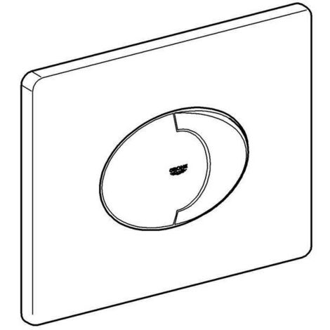 GROHE Abdeckplatte Drückerplatte SKATE AIR mattchrom - 38506P00