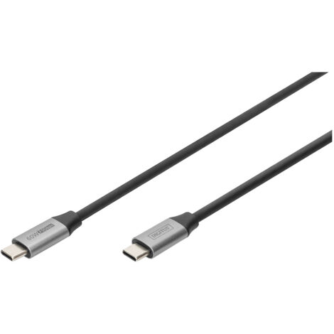Digitus USB-Kabel USB 3.2 Gen1 USB-C®, USB-C® Stecker 1.00 m Schwarz Flexibel, Geschirmt, mit USB D (1/4)