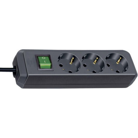 Brennenstuhl 1152300015 Mehrfachsteckdose 1,5 m 3 AC-Steckdosen Schwarz