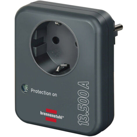 Brennenstuhl Überspannungsschutzadapter 13.500A Anthrazit - 1506996