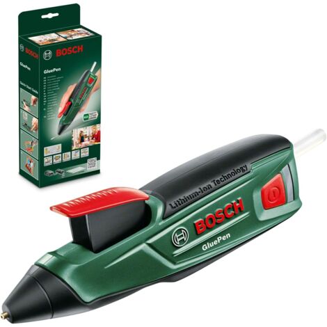 Bosch Akku Heißklebepistole GluePen (3,6 Volt, mit 4 Klebesticks Ultrapower)
