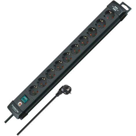 Brennenstuhl Premium-Line 10fach schwarz DE