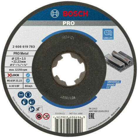 Bosch PRO Metal X-Lock Trennscheibe 125 x 2,5 x 22,23 mm - 2608619783 (1/5)