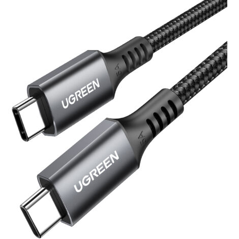 USB-C-Kabel 100 W 5 A PD 480 Mbit/s 3 m grau (1/5)