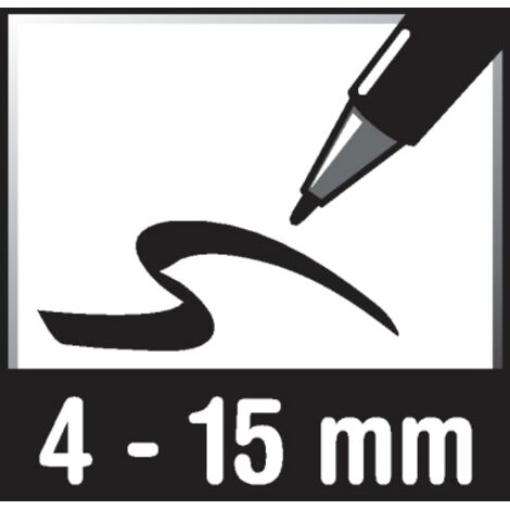 Kreidemarker 4090 hellgrün Strichbreite 4-15 mm Keilspitze (1/3)