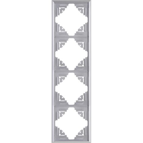 Kopp - MALTA – Abdeckrahmen 4-fach, Farbe: silber - 309420066 (1/2)