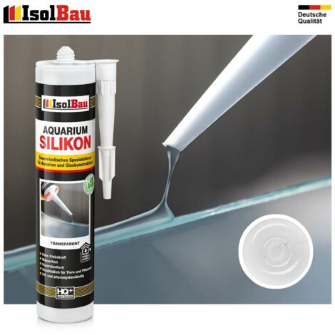 Aquarium Silikon Transparent 300ml Aquarium Süß/Meerwasser Kleber Glassilikon (1/5)