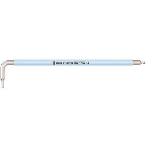 Sechskant-Winkelschlüssel Wera 10,0 x 224 mm, mit Kugelkopf
