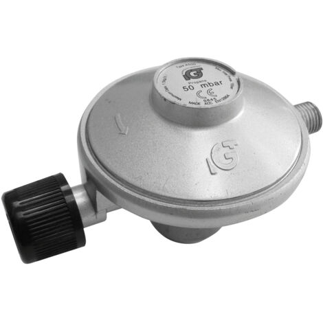 tepro Garten 8567  Gaskartuschen-Druckregler Silber (matt) (1/2)