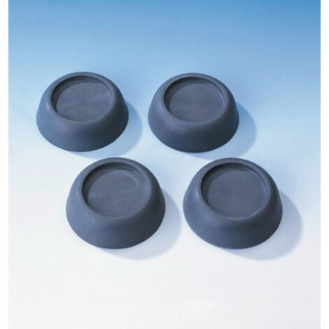 WENKO 4er Set Vibrationsdämpfer für Waschmaschinen Ø4,5cm Geräusche Dämpfer Bad (1/2)