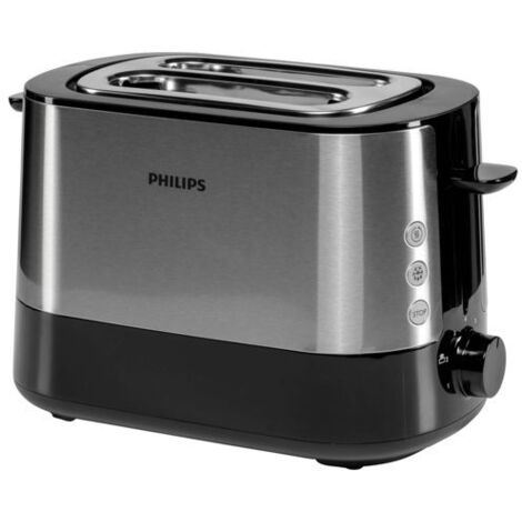 Philips Viva Collection HD2637/90 Toaster schwarz (1/4)