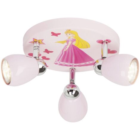 BRILLIANT Lampe Princess LED Spotrondell 3flg ros3x LED-PAR51, GU10, 3W LED-Reflektorlampen inklusive, (250lm, 3000K) Köpfe schwenkbar (1/2)