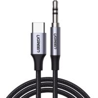 Ugreen Typ-C auf Aux Audio 3,5mm Jack Anschluss Handy Adapter Kabel Smartphone in Schwarz