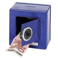 Blaues Goki Safe Sparschwein