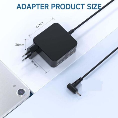 DTK 45W 19V 2.37A Alimentatore Computer Caricabatterie per VivoBook ZenBook Caricatore per Laptop Adattatore di Alimentazione Connettore: 4.0 * 1.35mm(Non applicabile 5.5 * 2.5mm