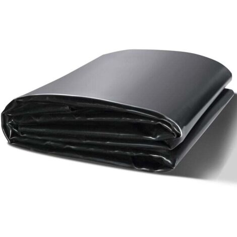 3x4m Teichfolie, 0,2 mm dick, faltbare EPDM-Unterlage, leicht zuschneidbar, für Fischteiche, Koi-Karpfen, Wasserspiele, Wasserfälle, Springbrunnen, Wassergärten
