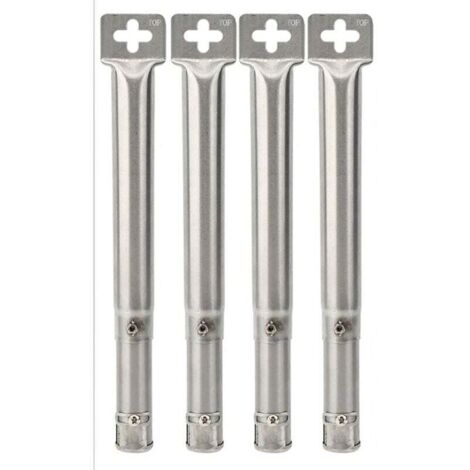 Universeller Brenner (30,8 bis 45 cm) für FirePlus, Fire Mountain, Proficook, Barbecook, Tepro, Campingaz, Char-Broil, Cosmo Grill, Edelstahl-Rohrbrenner-Ersatzteil – 1 Stück
