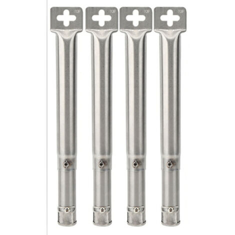 [NIEMALS VERWENDET] Universeller Brenner (30,8 bis 45 cm) für FirePlus, Fire Mountain, Proficook, Barbecook, Tepro, Campingaz, Char-Broil, Cosmo Grill, Edelstahl-Rohrbrenner-Ersatzteil – 1 Stück