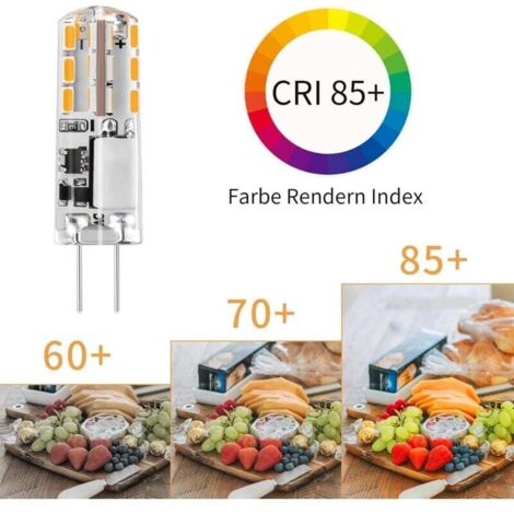 Lampadine LED G4 12V AC/DC Bianco caldo 3000K 120LM, 2W, 15-20W Alogene ...
