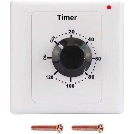 Interruttore Timer 60 Minuti Per Forno E Microonde - Regolabile 1-60 Min, 15A, 3000W, AC120V-250V