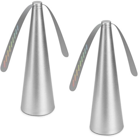 Ventilatori da tavolo per picnic, color oro, per cibo e frutta all'aperto, adatti per uso interno ed esterno, ventilatori da tavolo per ristoranti, feste in casa, versione a batteria (argento)