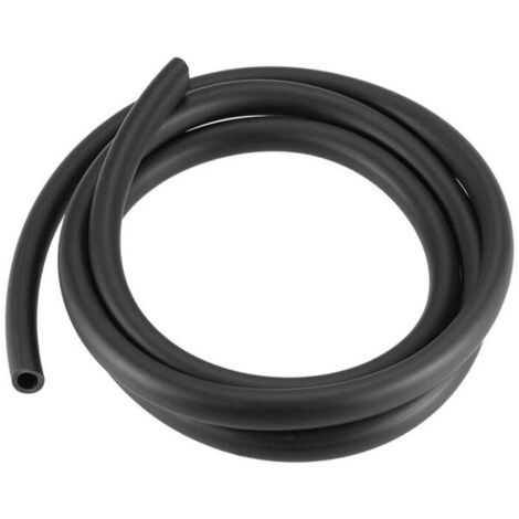 [NON UTILIZZATO] Tubi flessibili per olio lubrificante, tubi in gomma per irrigazione, piccole attrezzature, uso esterno, giardinaggio, neri (1/4)