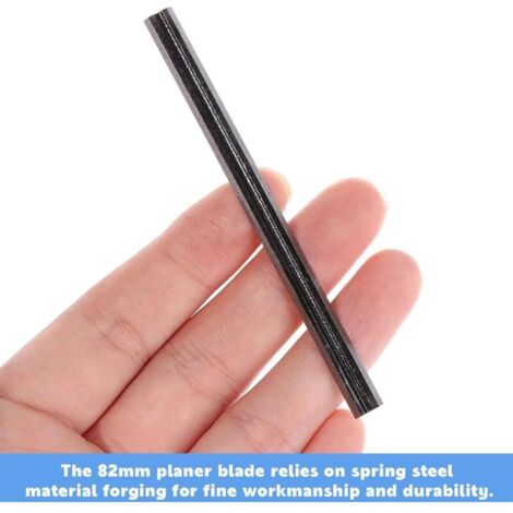 Set Di 10 Lame Per Pialla Elettrica, Pialla Da 82 Mm, Per Lame Per Pialla Bosch Hss 82x55x12 Mm Per Pialle Makita Black Decker Bosch Dewalt Ed Elu 89762947 - Foto 5