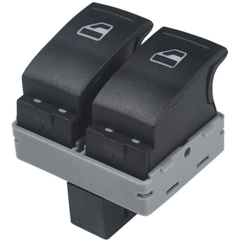 [NON UTILIZZATO] Interruttore alzacristalli elettrico, pulsante interruttore alzacristalli elettrico 7E0959855A per Muvan T5 T6 2005-2009 lato conducente