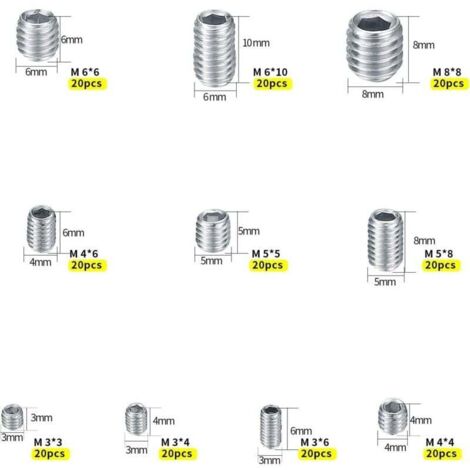 2/ 5 Pz M3 M4 M5 M6 M8 M10 M12 A2-70 304 In Acciaio Inox - Foto 6