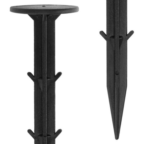 Set Di Picchetti Solari Da Giardino Aktive 2 Pezzi Plastica 12 X 13,5 X 12 Cm (6 Unit - Foto 5